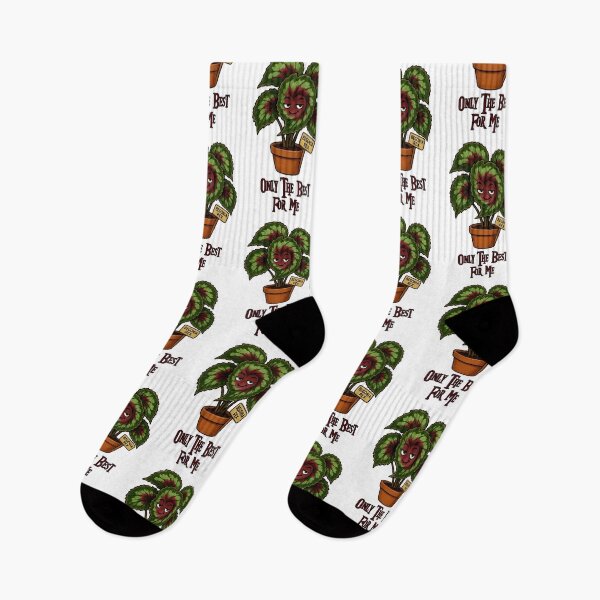 Item preview, Begonia Rex – Only the Best for Me - Funny Houseplant Characters designed and sold by EdgyEdgeArt.