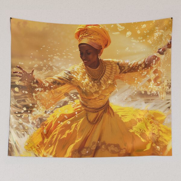 Item preview, Oshun Yoruba Goddess Art designed and sold by All Souls Dream.