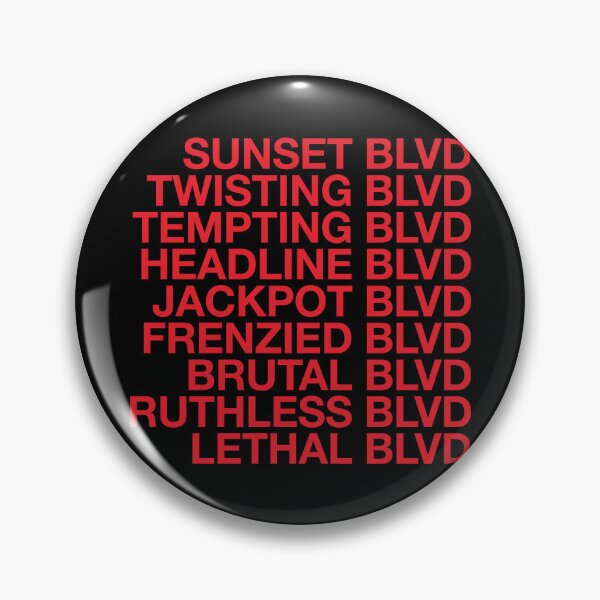 Item preview, Sunset Boulevard Blvds Brutal Twisting Lethal Jackpot Headline Revival Broadway Tom Francis Jamie Lloyd designed and sold by ggmy.