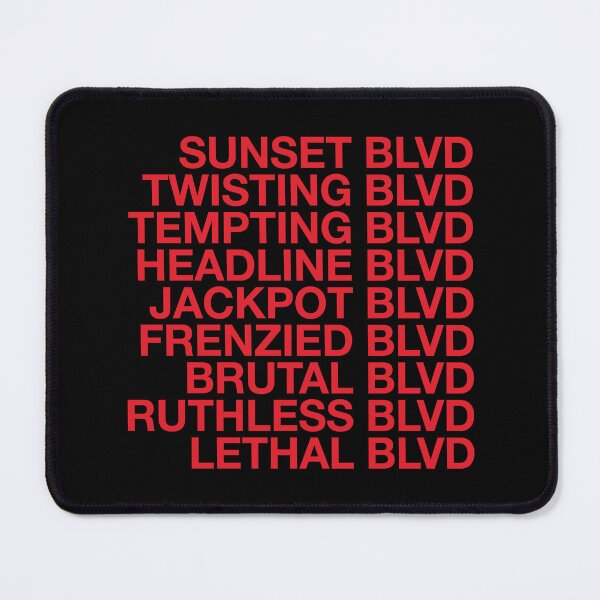 Item preview, Sunset Boulevard Blvds Brutal Twisting Lethal Jackpot Headline Revival Broadway Tom Francis Jamie Lloyd designed and sold by ggmy.