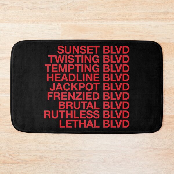 Item preview, Sunset Boulevard Blvds Brutal Twisting Lethal Jackpot Headline Revival Broadway Tom Francis Jamie Lloyd designed and sold by ggmy.