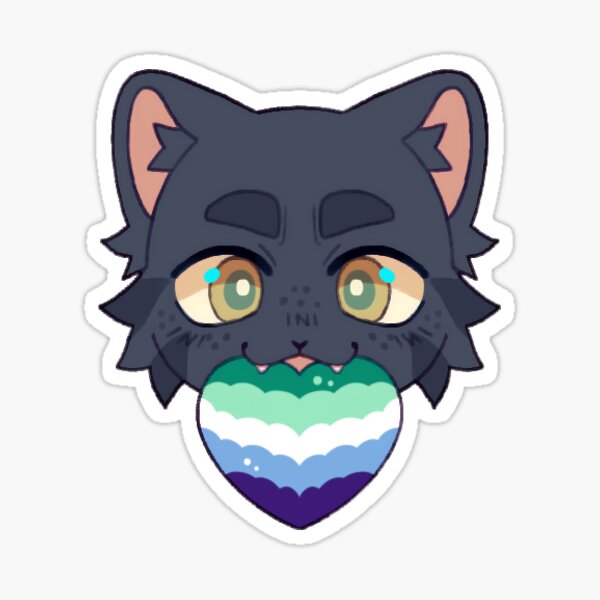 Item preview, Gay kitty designed and sold by RatNitty.