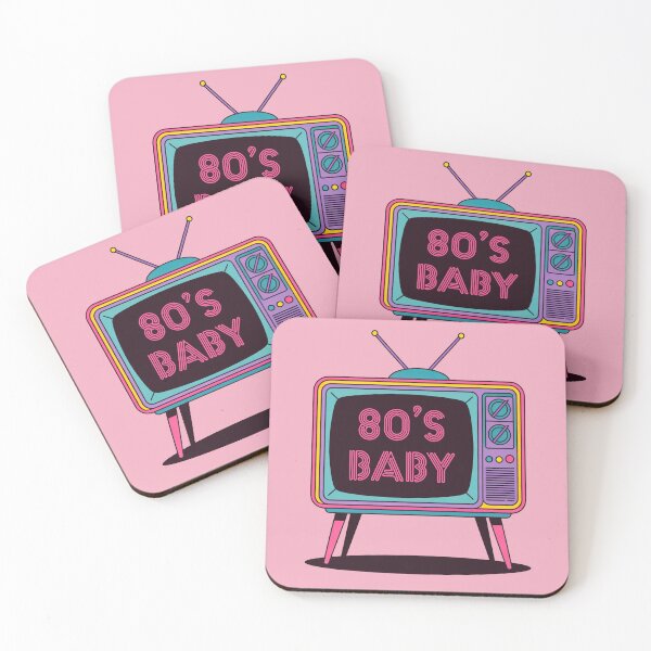 Artikelvorschau, 80er-Jahre-Baby – Retro-TV-Throwback-Design entworfen und verkauft von Splendid Scibbles.