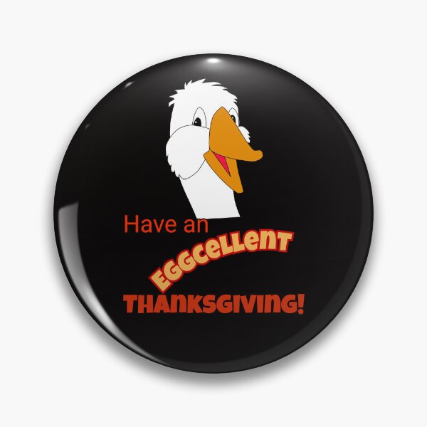 Item preview, Funny Goose Thanksgiving design – Silly Goose Cartoon with Eggcellent Holiday Pun Gift designed and sold by AlphaBetulia.