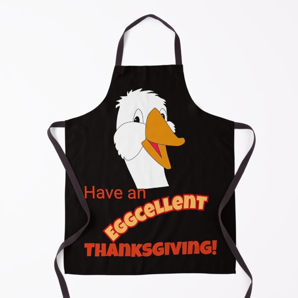 Item preview, Funny Goose Thanksgiving design – Silly Goose Cartoon with Eggcellent Holiday Pun Gift designed and sold by AlphaBetulia.