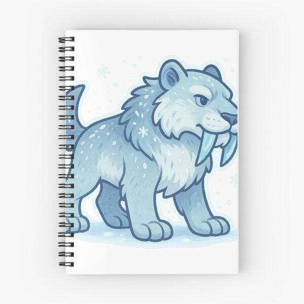 Item preview, Frostfang Smilodon – Ice Elemental Saber Cat designed and sold by ElementalBeast1.