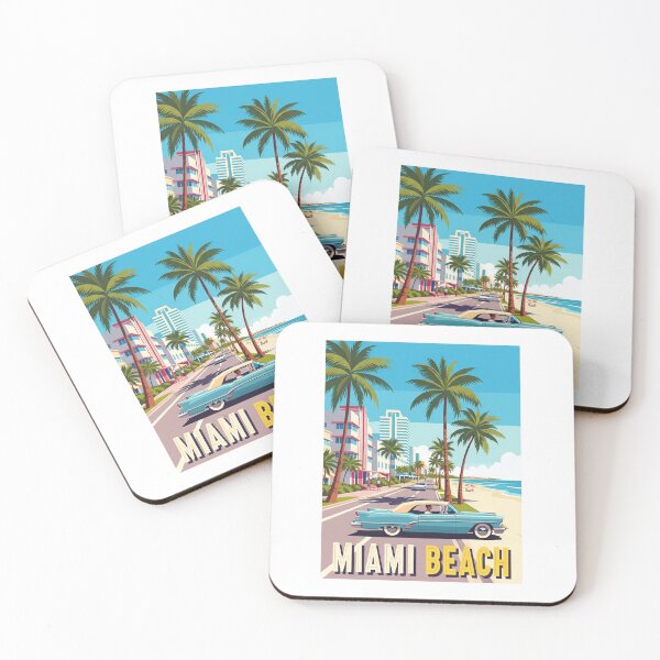 Item preview, Miami Beach - USA (Country Collection) designed and sold by HeartbeatPrint.