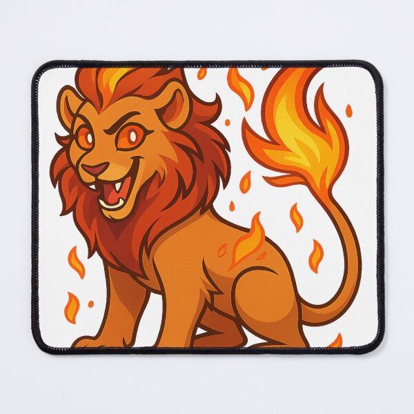 Item preview, Blazemane Lion – Fire Elemental King designed and sold by ElementalBeast1.