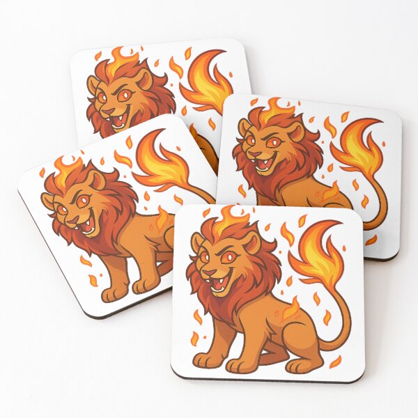 Item preview, Blazemane Lion – Fire Elemental King designed and sold by ElementalBeast1.