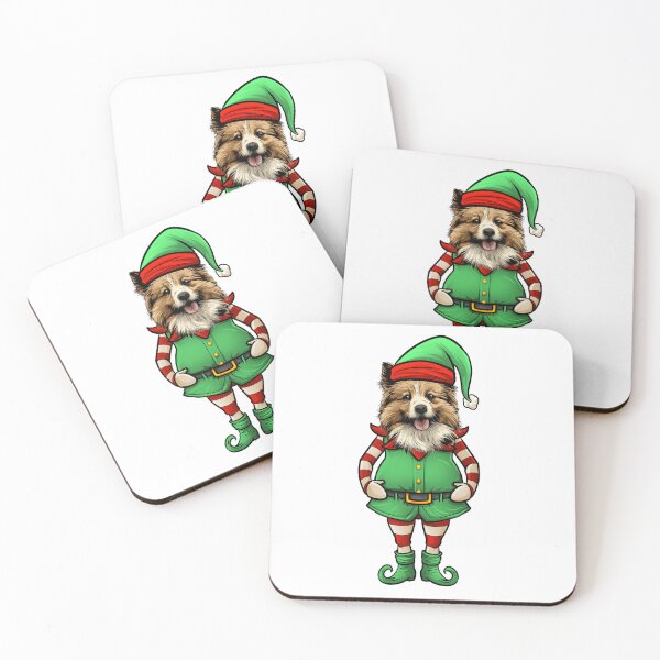 Item preview, Icelandic Sheepdog Christmas Elf designed and sold by whyitsme.