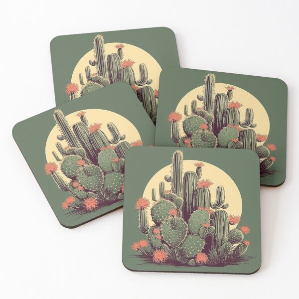 Item preview, Cactus in Bloom Drawing  designed and sold by Fragile Prints.