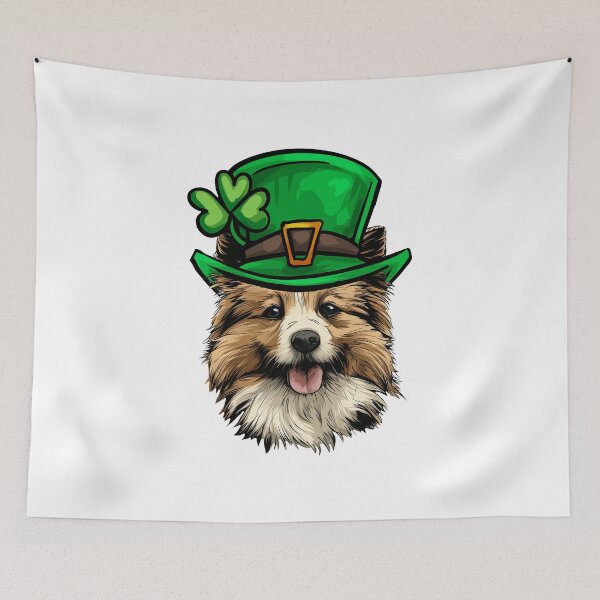 Artikelvorschau, St Patricks Day Icelandic Sheepdog entworfen und verkauft von whyitsme.