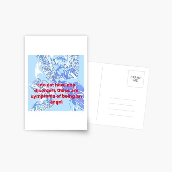 Item preview, symptoms of being an angel designed and sold by Caleb Bauer.