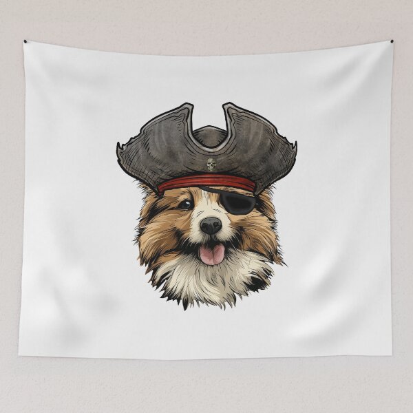 Item preview, Icelandic Sheepdog Pirate designed and sold by whyitsme.