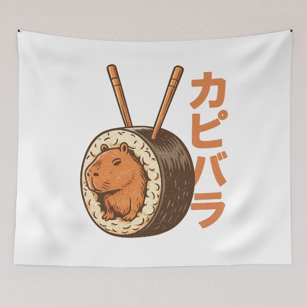 Item preview, Capybara In My Sushi designed and sold by Capybarastore_77.