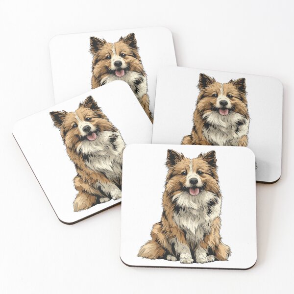 Item preview, Icelandic Sheepdog Dog Illustration designed and sold by whyitsme.