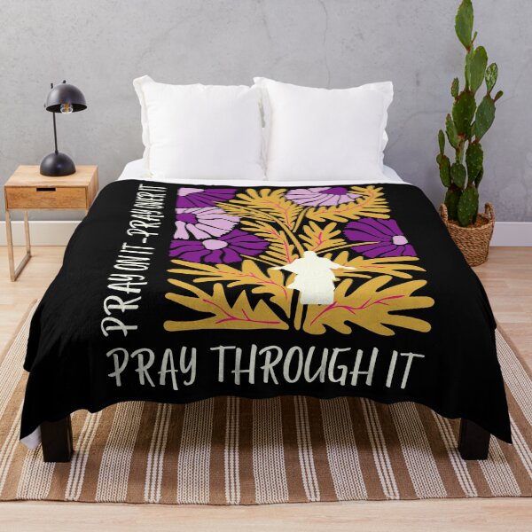 Item preview,  Jesus Pray On It Pray Over It Pray Through It Wildflower Vintage Floral designed and sold by Forevermore.