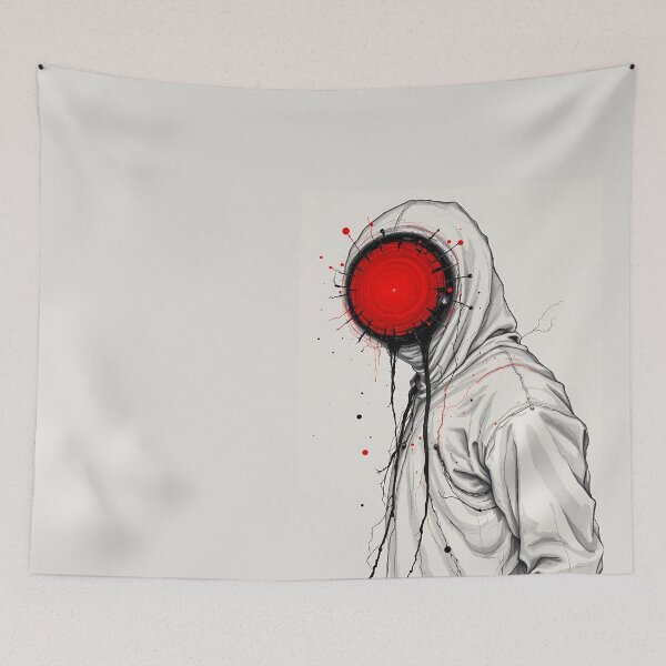 Item preview, Red Pulse Enigma designed and sold by aiartbeatz.