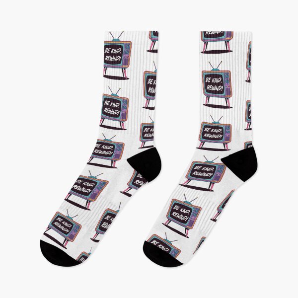 Item preview, Be Kind, Rewind – Retro TV Nostalgia Design designed and sold by Splendid Scibbles.