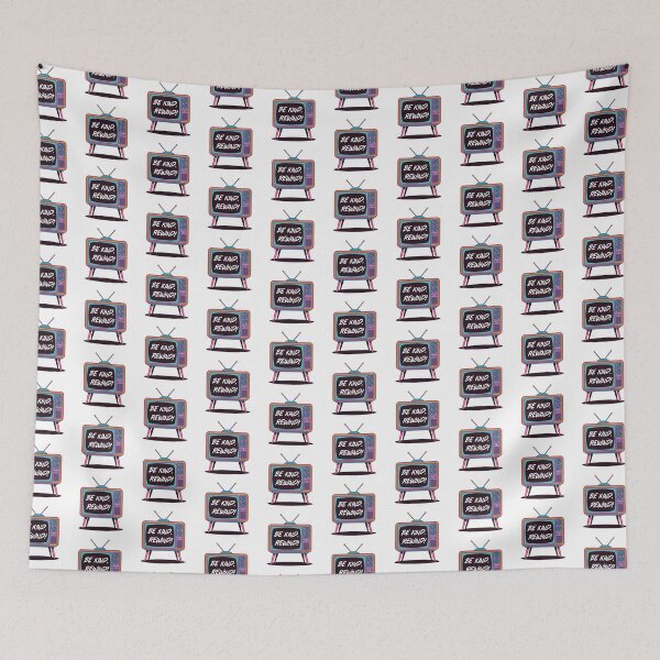 Item preview, Be Kind, Rewind – Retro TV Nostalgia Design designed and sold by Splendid Scibbles.