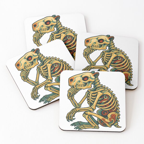 Item preview, Capybara Skeleton – Think Hard, Live Harder designed and sold by Capybarastore_77.