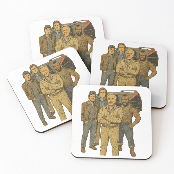 Item preview, Un diseño retro del equipo de los 80 designed and sold by Action Heroes Stuff.