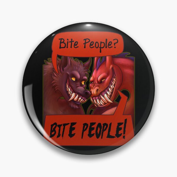 Item preview, Bite People? BITE PEOPLE! designed and sold by TheGrinDragon.