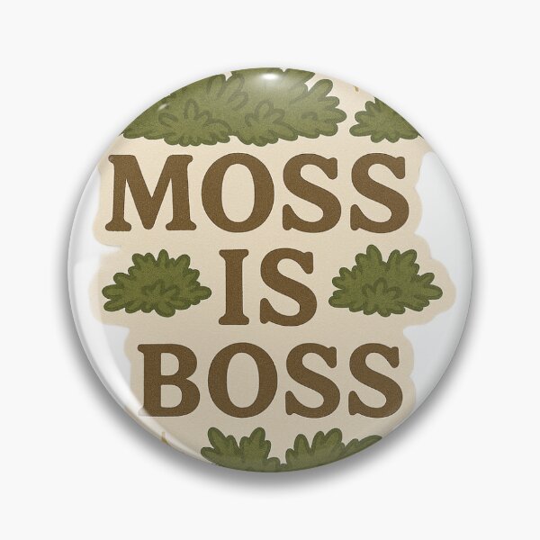 Item preview, Moss is Boss lettering designed and sold by Stic.kvers.