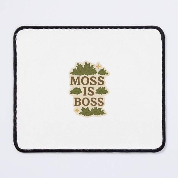 Item preview, Moss is Boss lettering designed and sold by Stic.kvers.