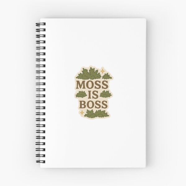 Item preview, Moss is Boss lettering designed and sold by Stic.kvers.