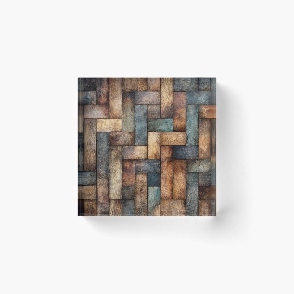 Item preview, Intricate Textured Panels Mimicking Aged Wooden Flooring designed and sold by bAIryBarn.