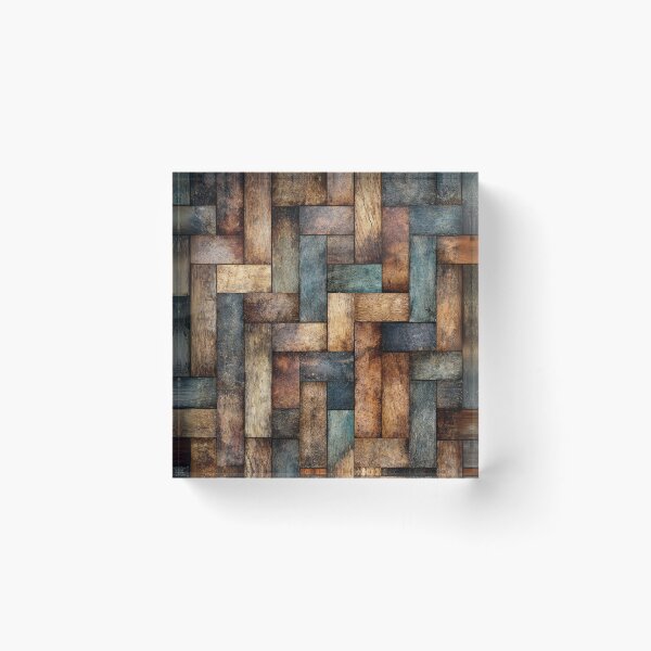 Item preview, Intricate Textured Panels Mimicking Aged Wooden Flooring designed and sold by bAIryBarn.