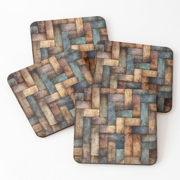 Item preview, Intricate Textured Panels Mimicking Aged Wooden Flooring designed and sold by bAIryBarn.