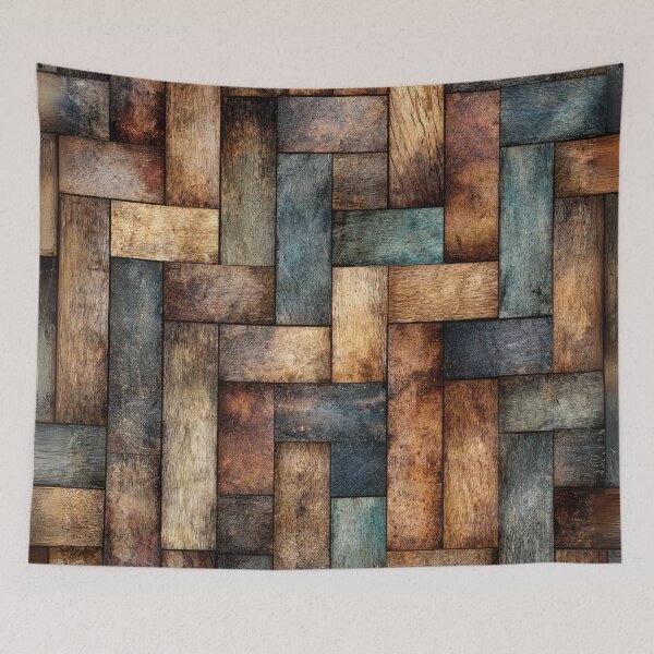 Item preview, Intricate Textured Panels Mimicking Aged Wooden Flooring designed and sold by bAIryBarn.