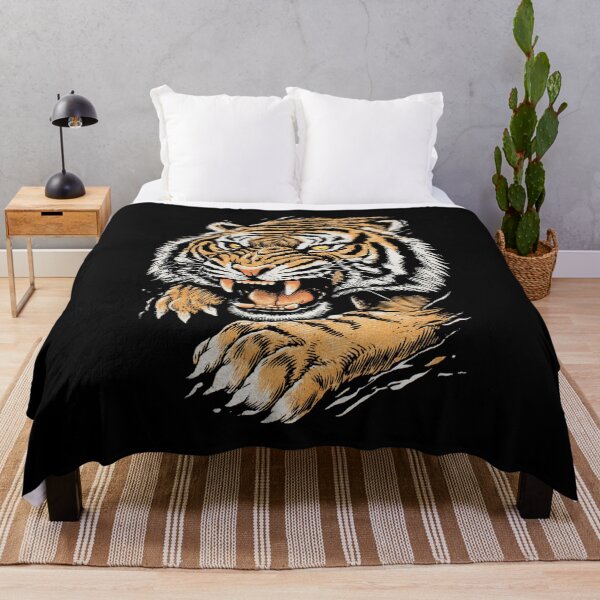 Item preview, Fierce Tiger Stripes Design designed and sold by Blurbean.