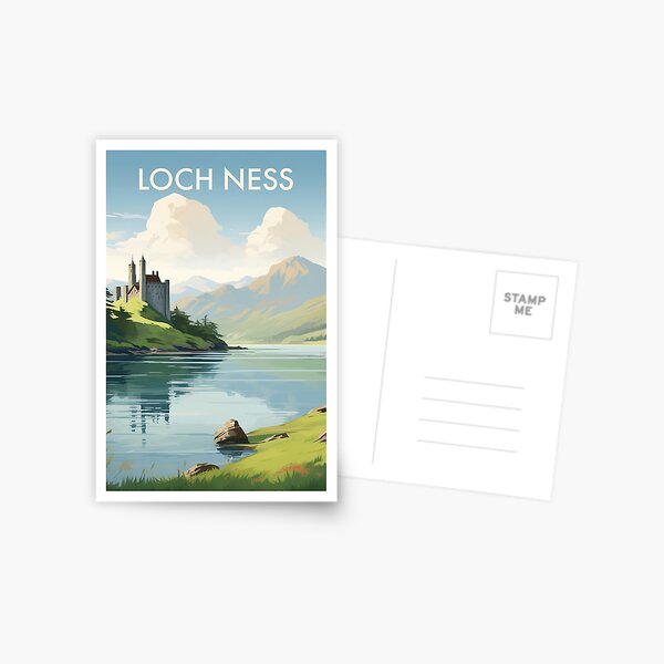 Item preview, LOCH NESS TRAVEL ART designed and sold by MarkedArtPrints.
