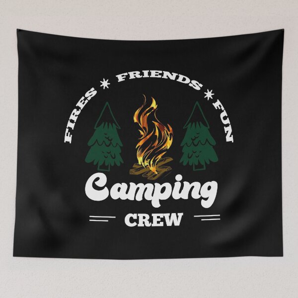 Item preview,  "Fires Friends Fun Camping Crew" designed and sold by Soukito.