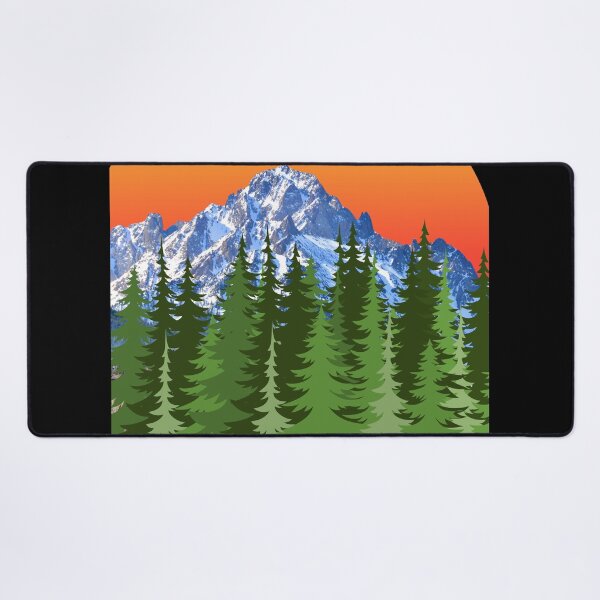 Item preview, Retro Sunset Mountain Hiking designed and sold by Echo Aesthetics.