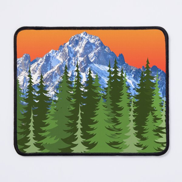 Item preview, Retro Sunset Mountain Hiking designed and sold by Echo Aesthetics.