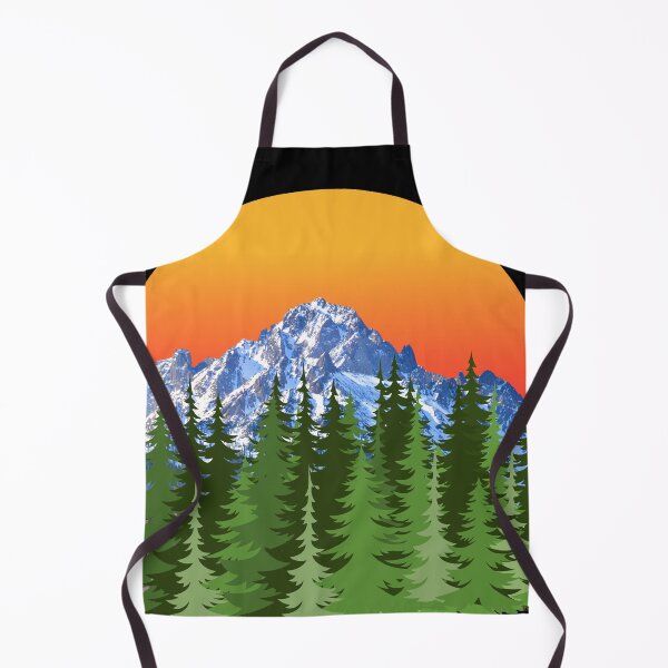 Item preview, Retro Sunset Mountain Hiking designed and sold by Echo Aesthetics.