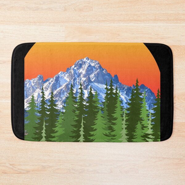 Item preview, Retro Sunset Mountain Hiking designed and sold by Echo Aesthetics.