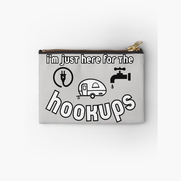 Item preview, I’m just here for the hookups camping rv funny saying designed and sold by missdebi27.