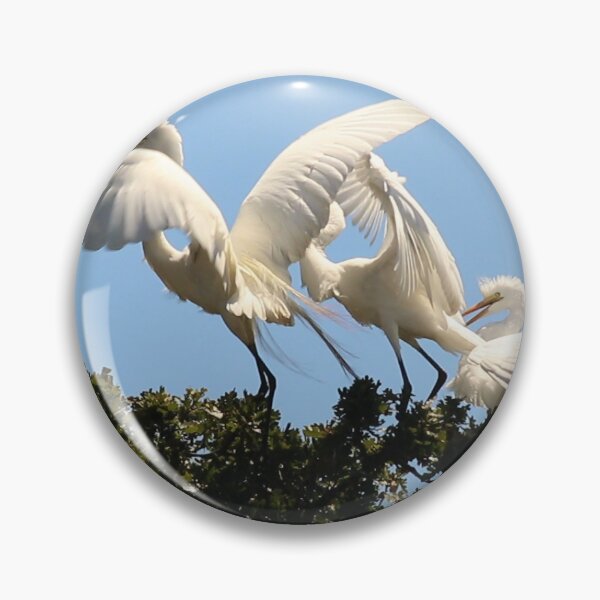 Item preview, Great Egret with Fledglings designed and sold by Photos by Michael J. Mesmer.