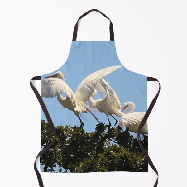 Item preview, Great Egret with Fledglings designed and sold by Photos by Michael J. Mesmer.