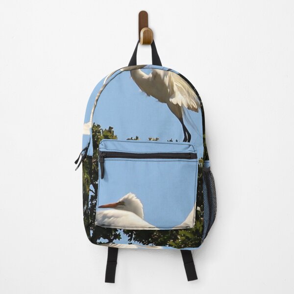 Item preview, Great Egret with Fledglings designed and sold by Photos by Michael J. Mesmer.