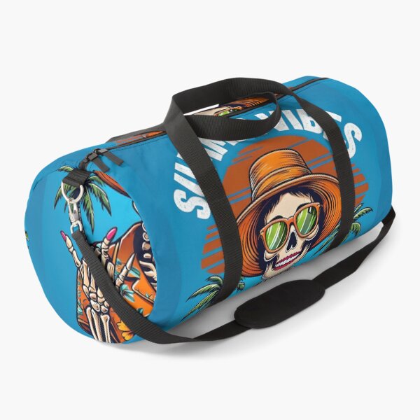 Item preview, Summer Vibes Skeleton – Retro Tropical Skull Girl Design designed and sold by Ladidia.