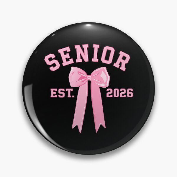 Item preview, Senior 2026 Pink Bow designed and sold by HandicraftArt.