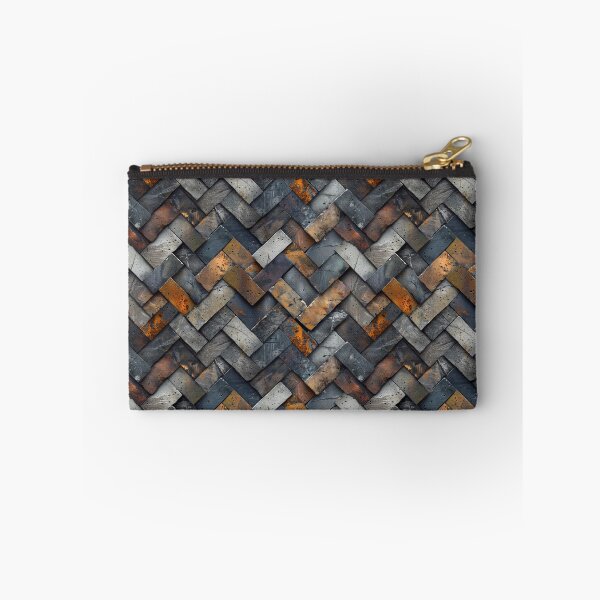 Item preview, Rustic Industrial Herringbone Tile Texture designed and sold by NTGUILTY.