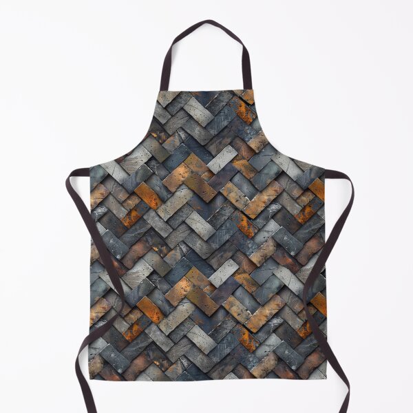 Item preview, Rustic Industrial Herringbone Tile Texture designed and sold by NTGUILTY.