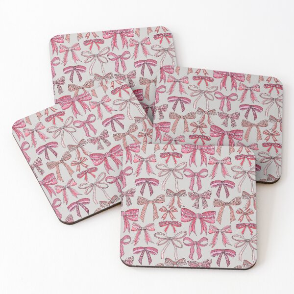 Item preview, Pretty in Pink – Hand-Drawn Bow Pattern designed and sold by Valentina Harper.